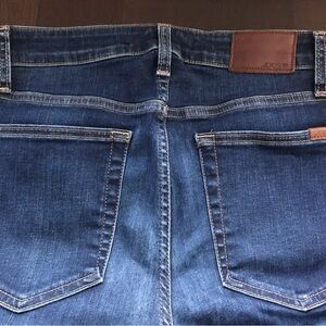 Joe's High Rise Skinny Jeans Dark Indigo Denim